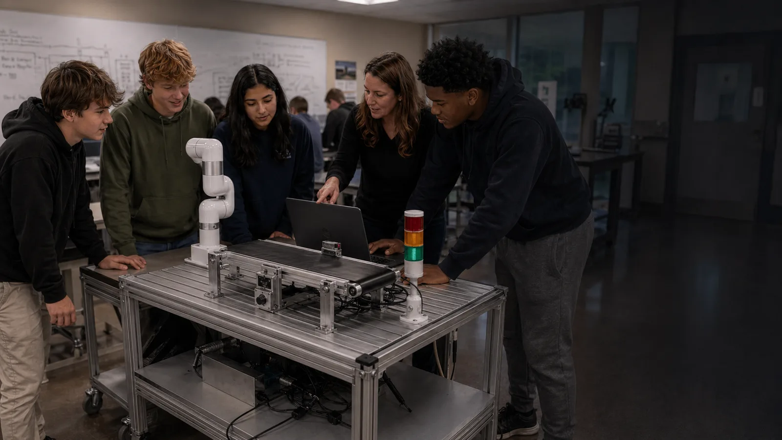 A turnkey bridge between classrooms and modern automation.
